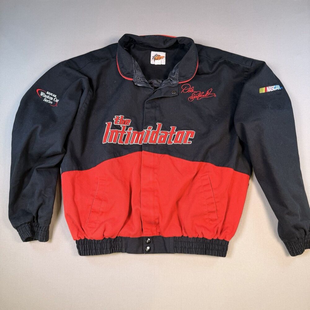 Vintage Dale Earnhardt Intimidator NASCAR Winston Cup Jacket XL Winners Circle